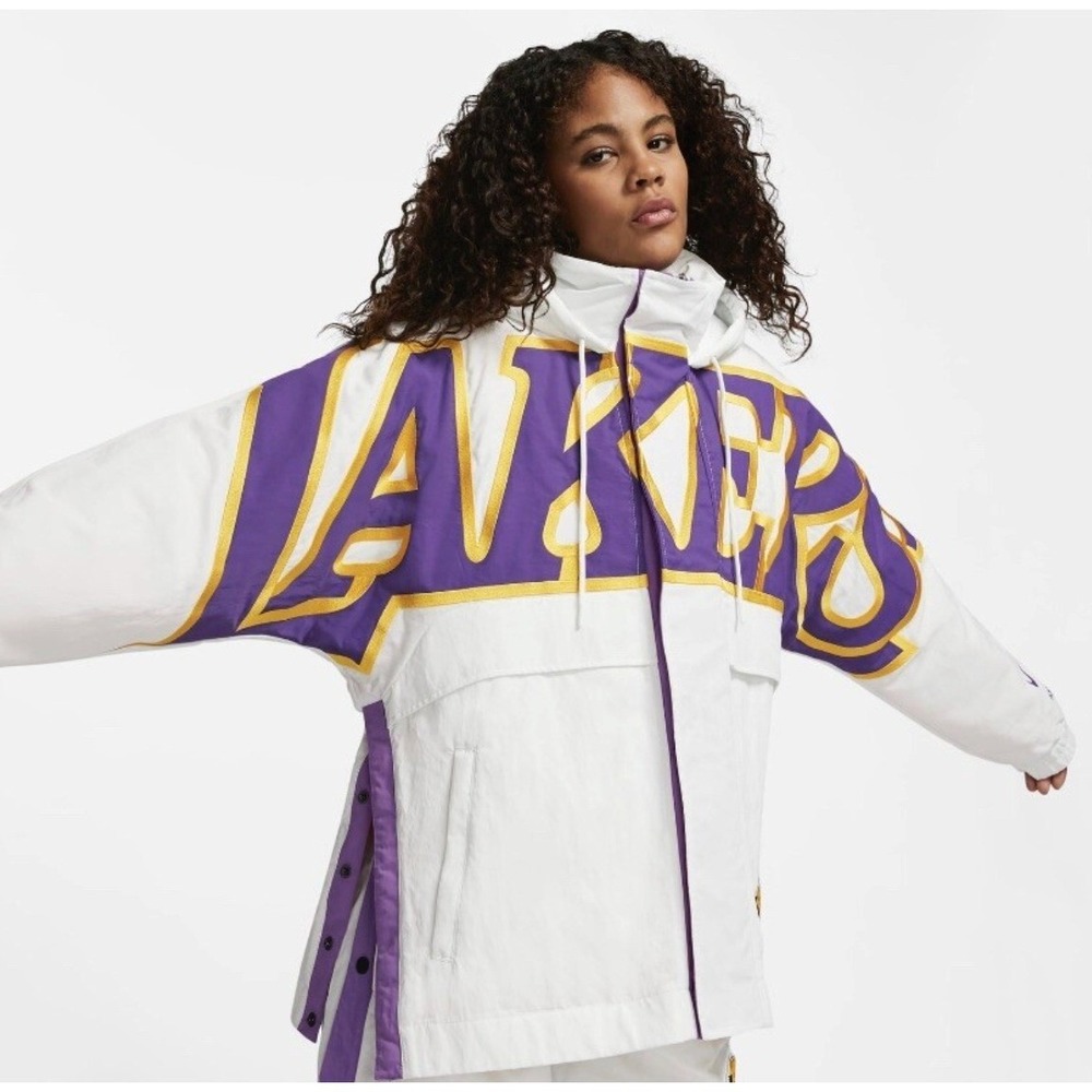 Nike x Ambush Lakers NBA Courtside‎ Hooded Jacket Large Sportscore Lebron Kobe